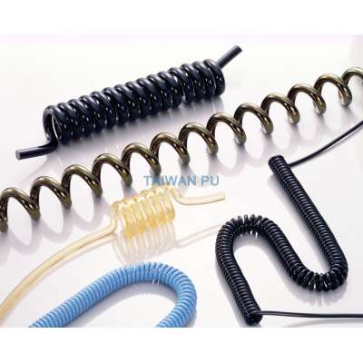 Anti-fungous, and it can be used for cleaning, water hoses and other purposes PU Spiral Tube